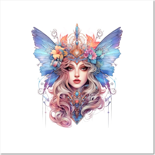 Fairy Queen Wall Art by Chromatic Fusion Studio